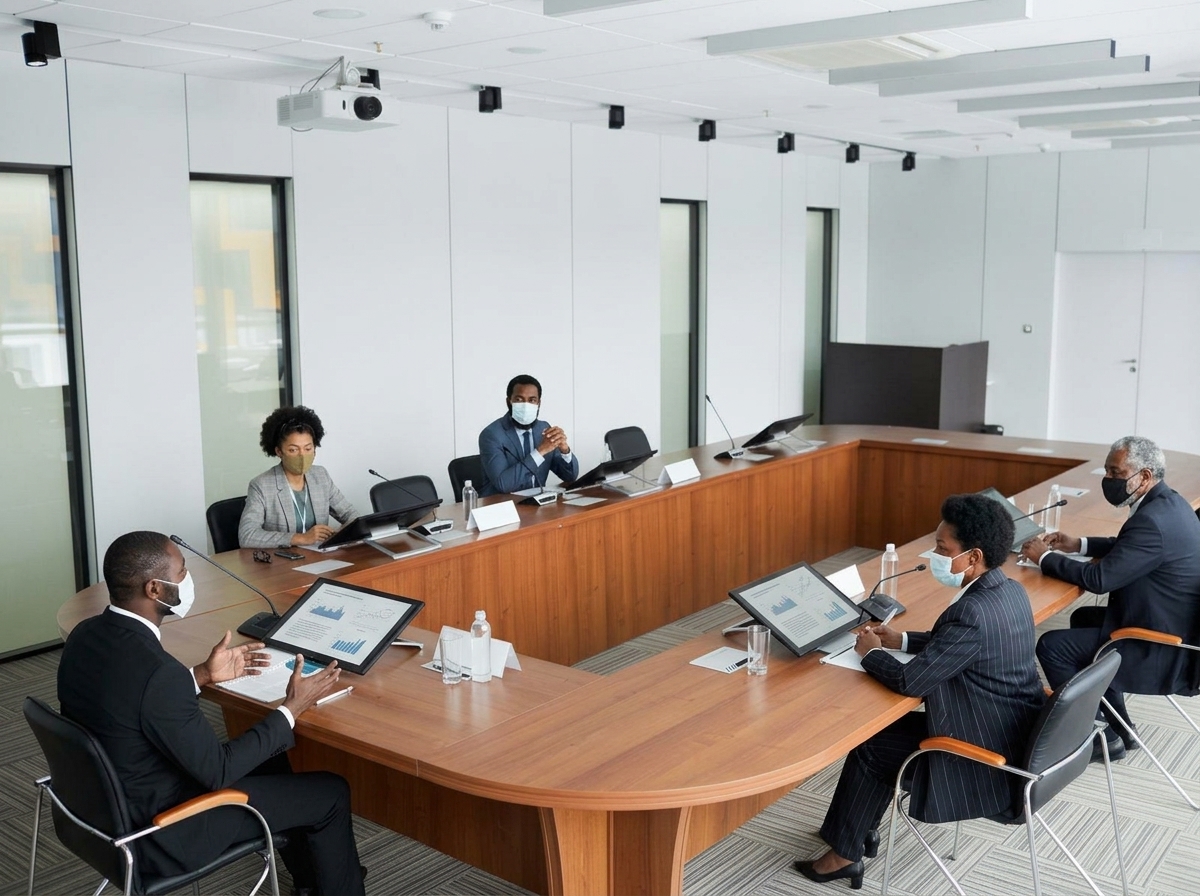 Advisory team in session